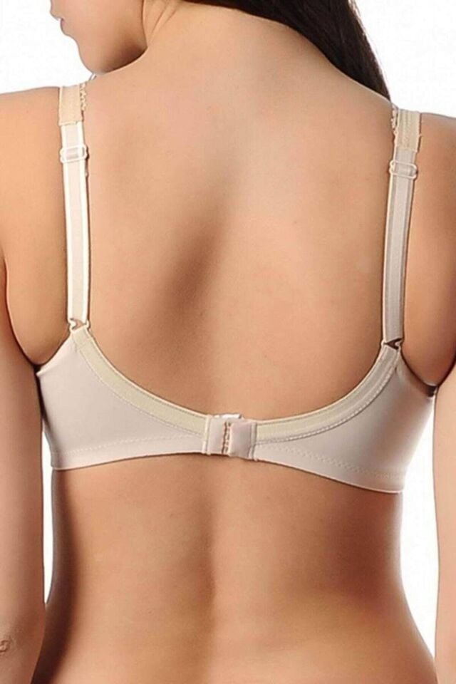 Yeni İnci 1640 Ten Balenli Toparlayıcı Minimizer Sütyen Süngersiz Kadın