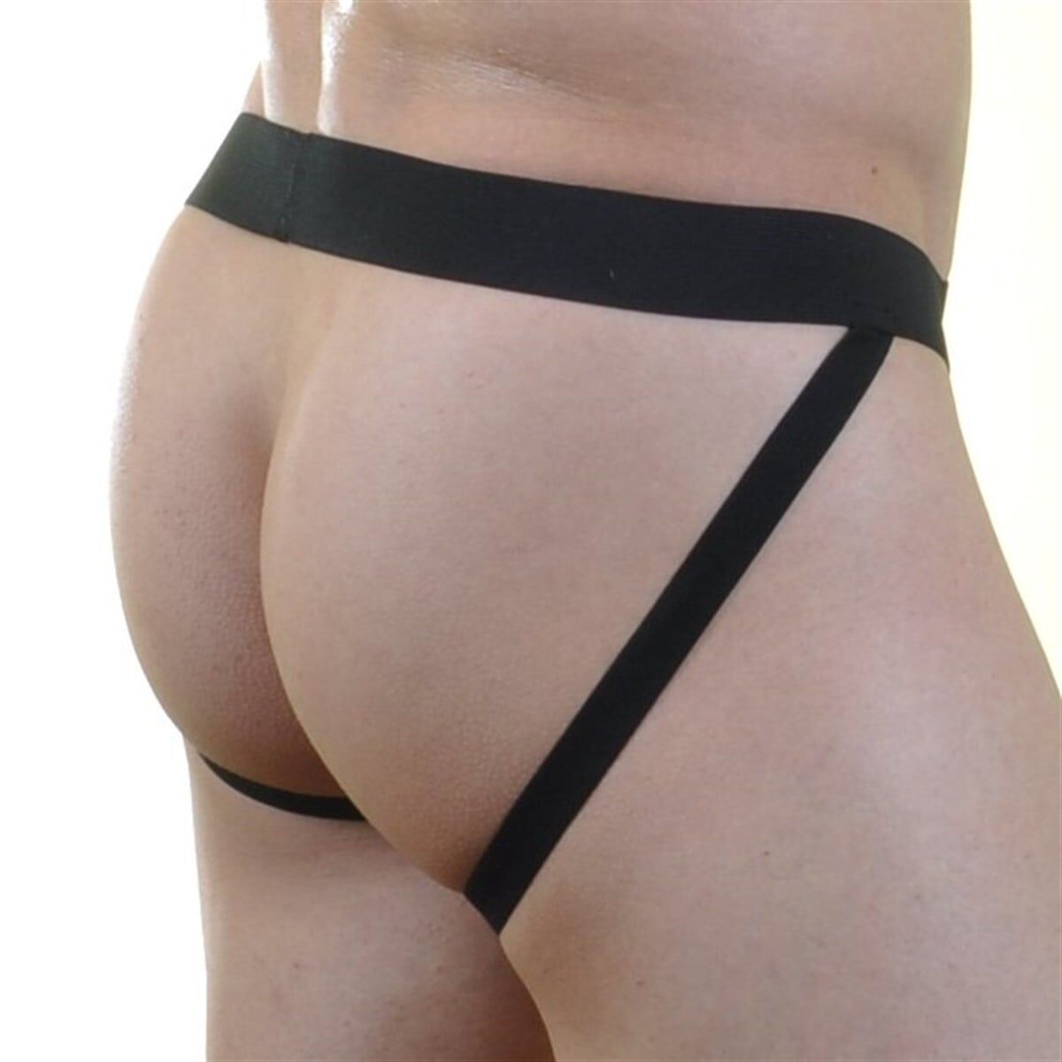 Erkek Renkli Gökkuşağı Jockstrap Fantezi İç Çamaşırı