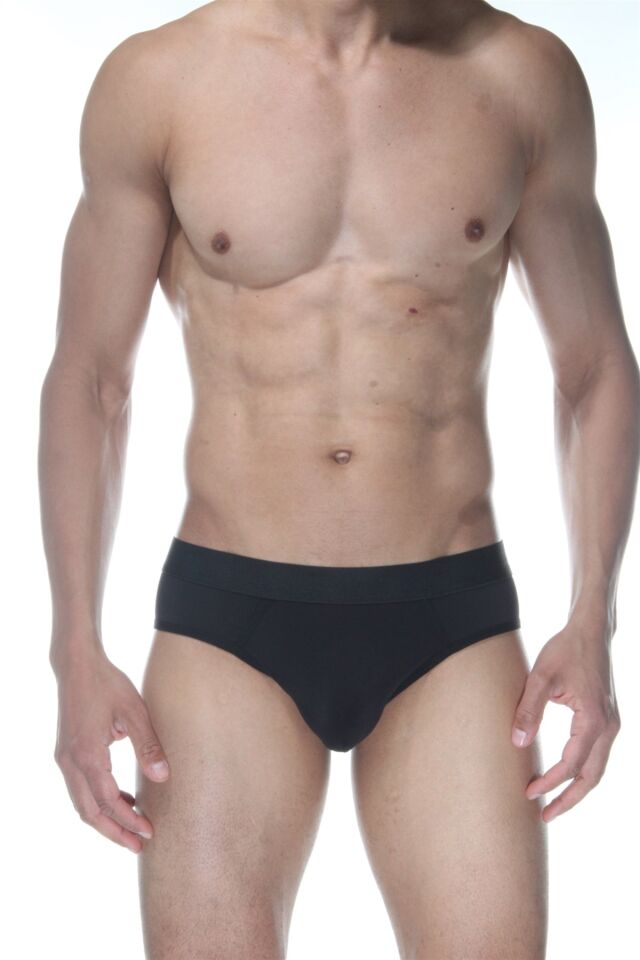 Erkek Siyah Düz Jockstrap Fantezi İç Çamaşırı