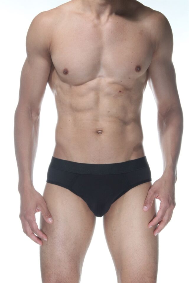Erkek Siyah Düz Jockstrap Fantezi İç Çamaşırı