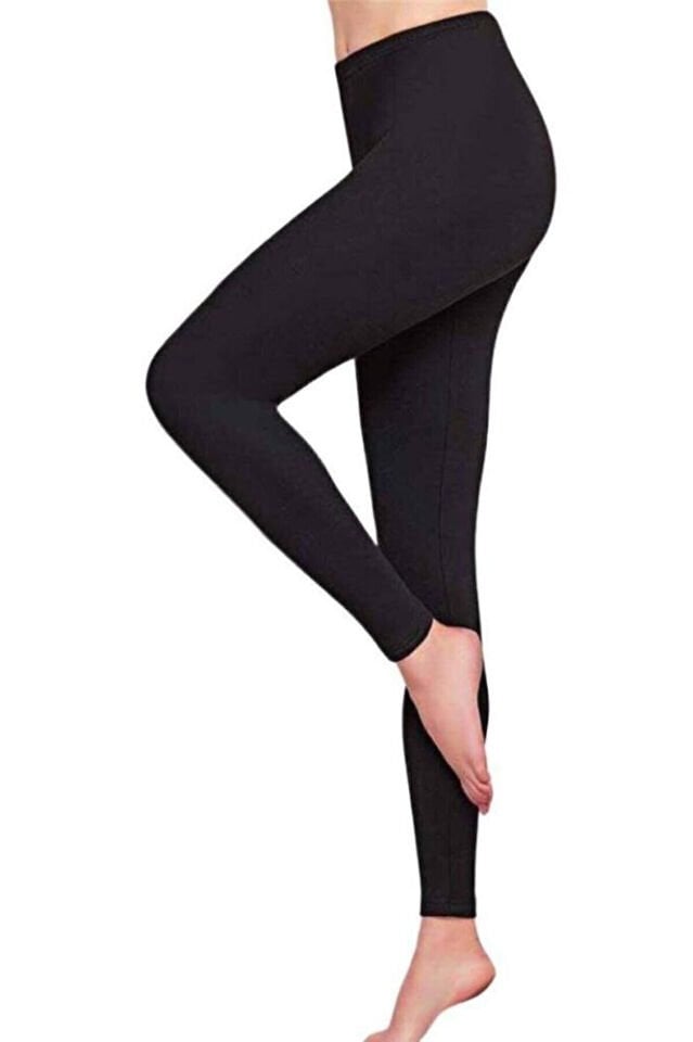 Tutku Kadın Siyah Termal Tayt – Thermal İçlik, Kışlık Isı Yalıtımlı, Esnek Rahat
