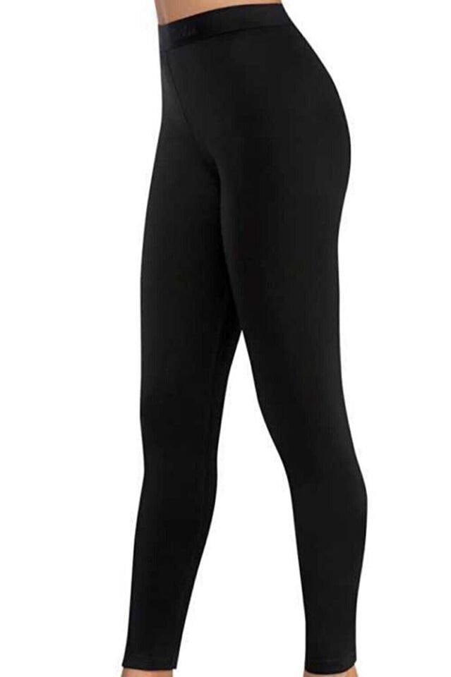 Tutku Kadın Siyah Termal Tayt – Thermal İçlik, Kışlık Isı Yalıtımlı, Esnek Rahat