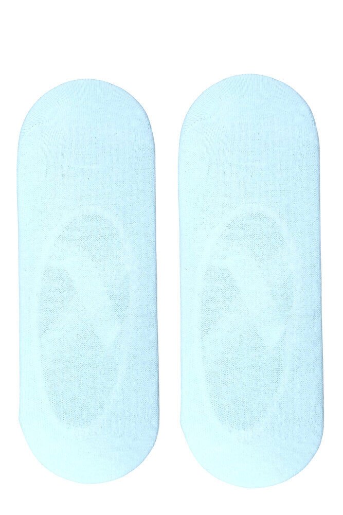 Beyaz Kadın Pamuk Silikon Kaymaz Taban, Çapraz Lastikli Spor, Pilates, Yoga Çorabı