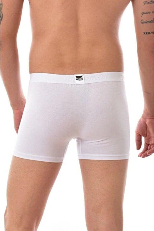 3'lü Tutku Erkek Siyah Likralı Pamuklu Elastan Boxer – Nefes Alabilir Kumaş – Lastikli Bel - 114