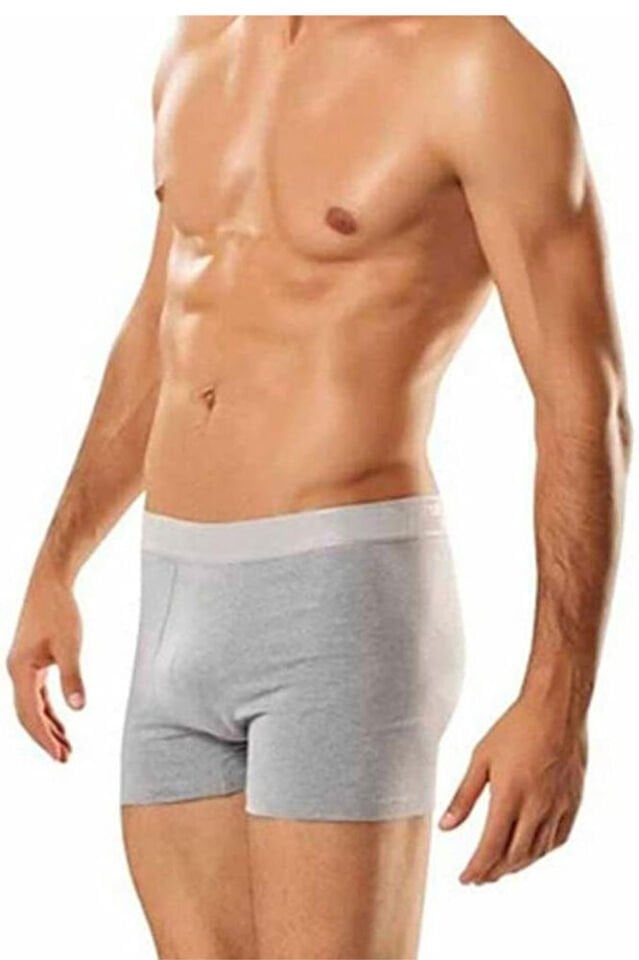 3'lü Tutku Erkek Siyah Likralı Pamuklu Elastan Boxer – Nefes Alabilir Kumaş – Lastikli Bel - 114