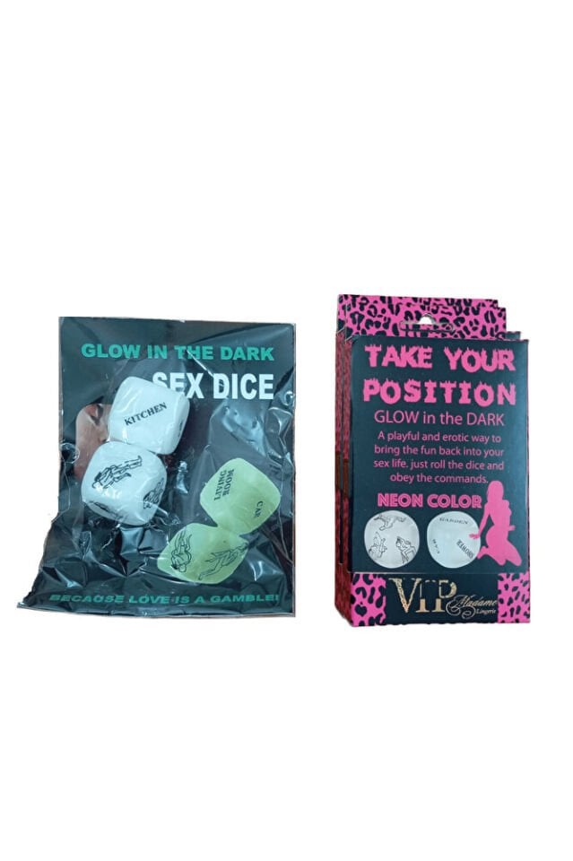 Kamasutra Pozisyon & Mekan Zar Seti – 2'li Fantezi Oyun Zarı (Kutulu)