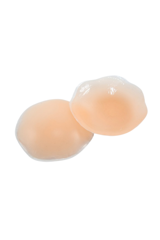 Kadın Silikon Göğüs Ucu Kapatıcı Yapışkanlı Ten Rengi Görünmez Nipple Cover