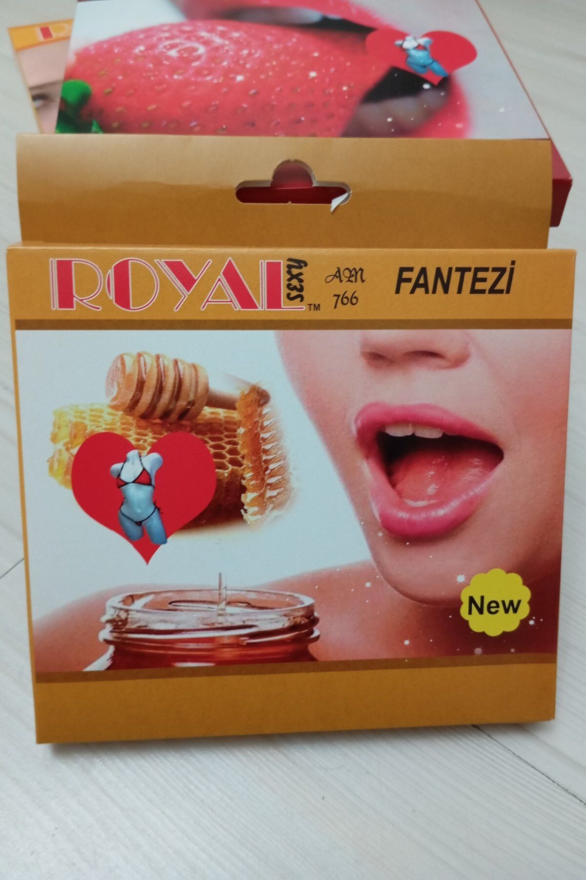 Kadın Yenilebilir İç Çamaşır Fantazi Sütyen Külot Takım Aromalı Ballı