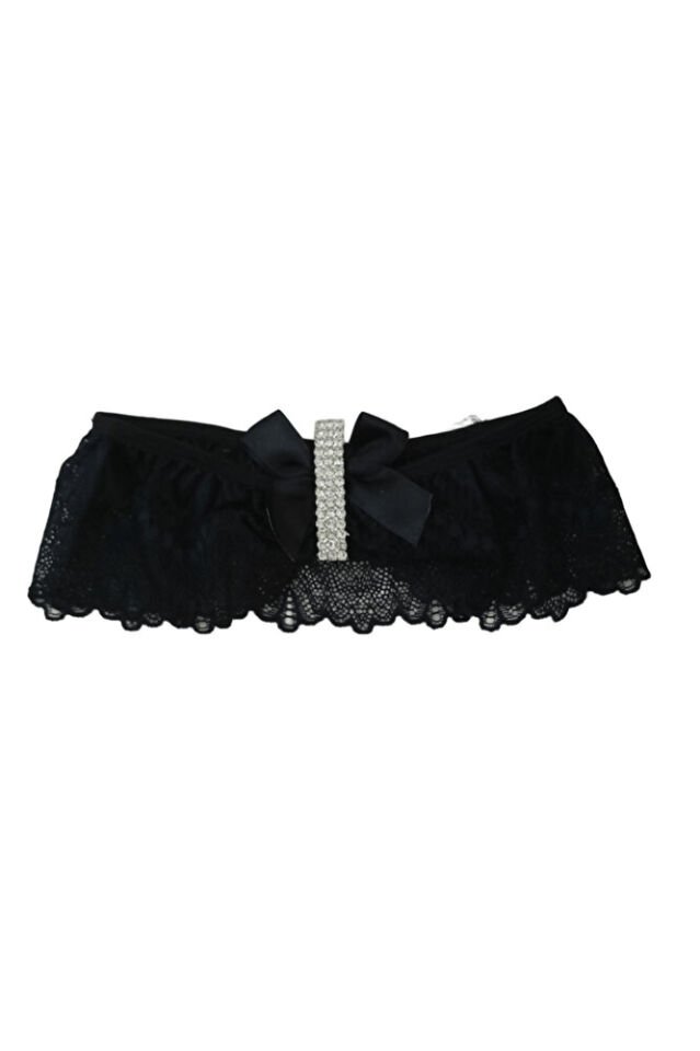 Kadın Kırmızı Dantel Kurdele Detaylı Gelin Bacak Bandı – İç Giyim Aksesuarı