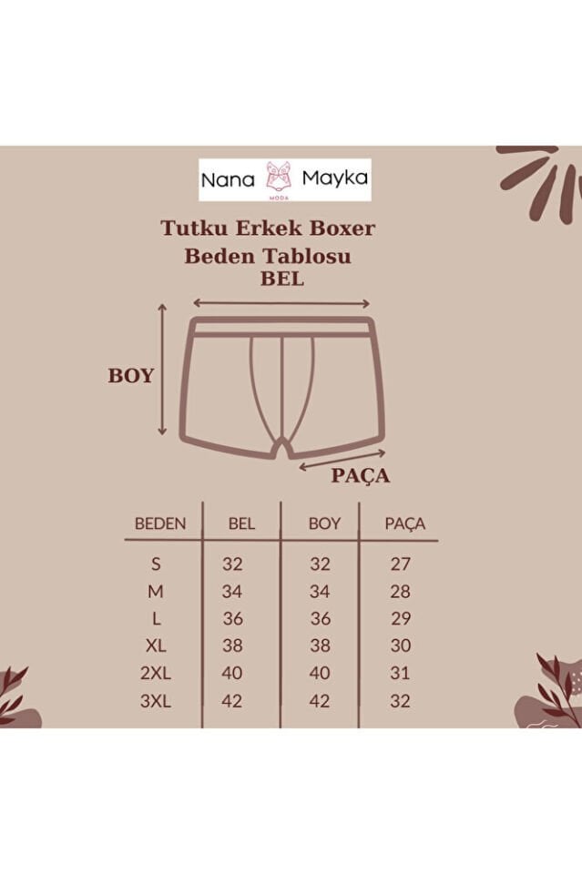 4'lü Tutku Erkek Boxer – %100 Pamuk, Düğmeli, Havlu Bel Rahat Kalıp – Siyah Füme Lacivert Gri 117