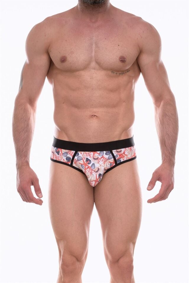 Erkek Kumsal Desenli Jockstrap Fantezi İç Çamaşırı