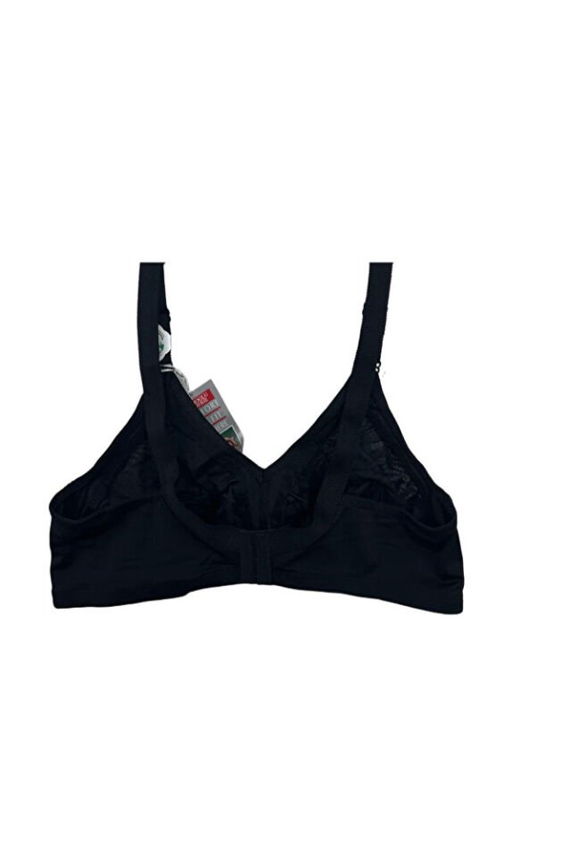 Kadın D Cup Dantelli Siyah Büyük Beden Minimizer Toparlayıcı Sütyen – 110D-130D - Acemoğlu