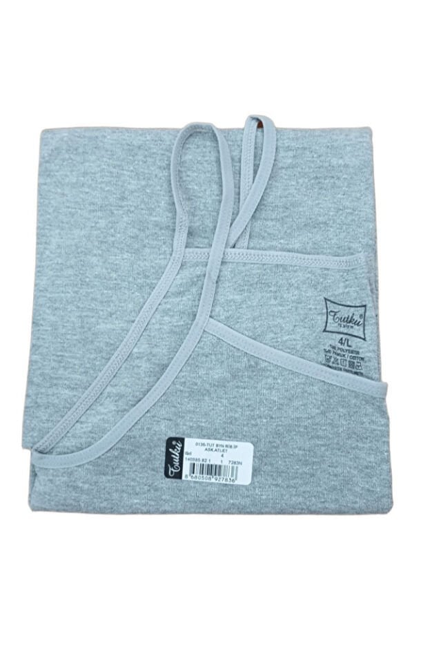 Tutku 6'lı Kadın Ribana %100 Pamuk İp Askılı Atlet 0135