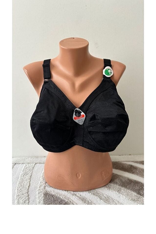Kadın Toparlayıcı Küçültücü Sütyen Büyük Beden 110-130 D Cup Siyah