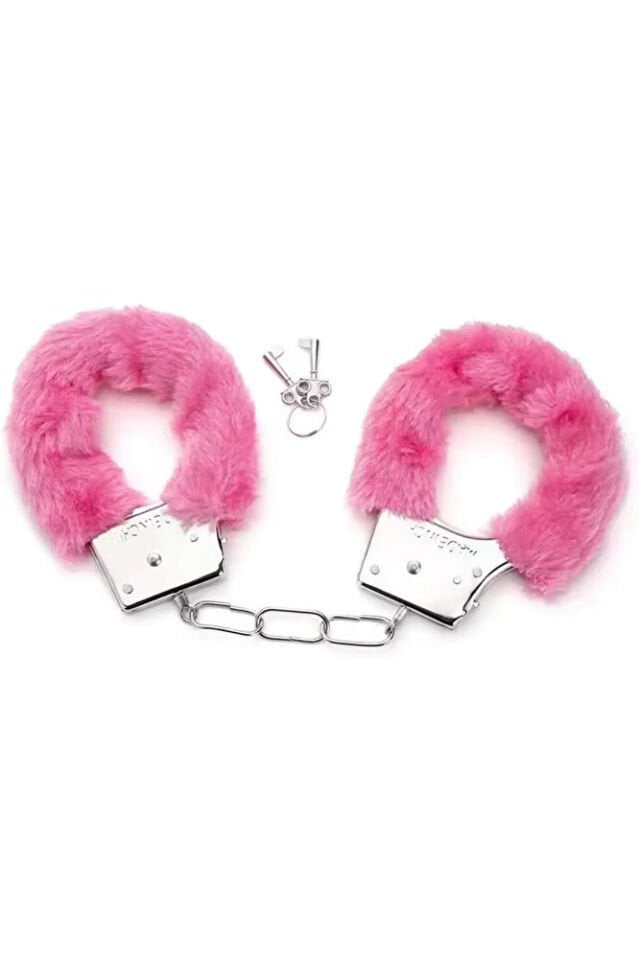 Peluş Fantezi Kelepçe Leopar