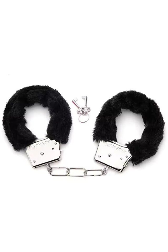 Peluş Fantezi Kelepçe Leopar