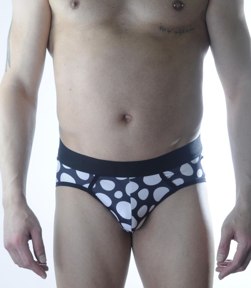 Erkek Yuvarlak Desenli Jockstrap Fantezi İç Çamaşırı