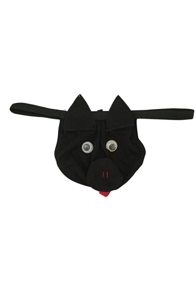 Domuzcuk Fantezi Penye Torbalı Erkek Fantazi Külot Tanga İpli String S-M-L-XL Uyumlu Standart