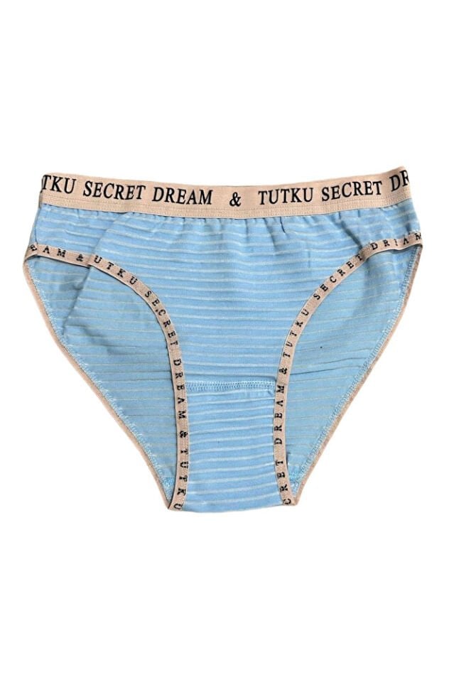 Kadın Diana Bikini Slip Külot Mercan Mavi Lacivert 3'lü Paket