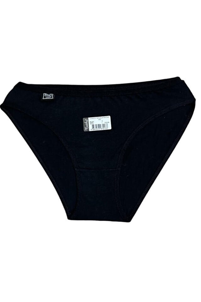 Kadın Elastan Düz Bikini Külot Kırmızı 3'lü Paket