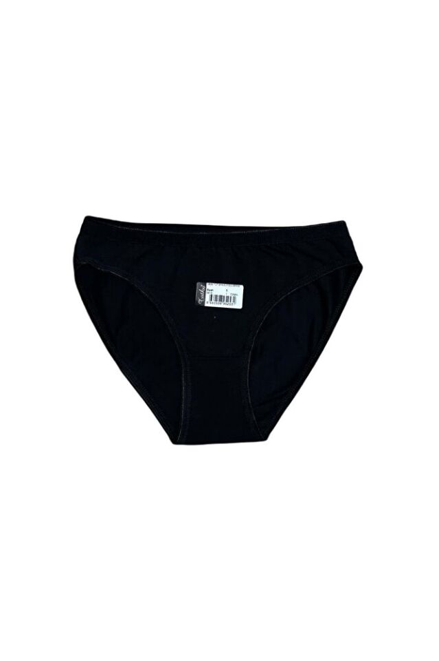 Kadın Suyolu Bikini Slip Külot 3'lü Paket Siyah