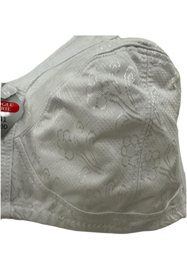 Kadın Beyaz D Cup Büyük Beden Toparlayıcı Sütyen 110D - 130D Küçültücü Minimizer