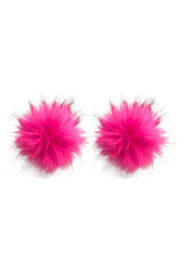 Kadın Tüylü Göğüs Ucu Kapatıcı Yapışkanlı Yumuşak Dokulu Nipple Cover Fantezi Aksesuar